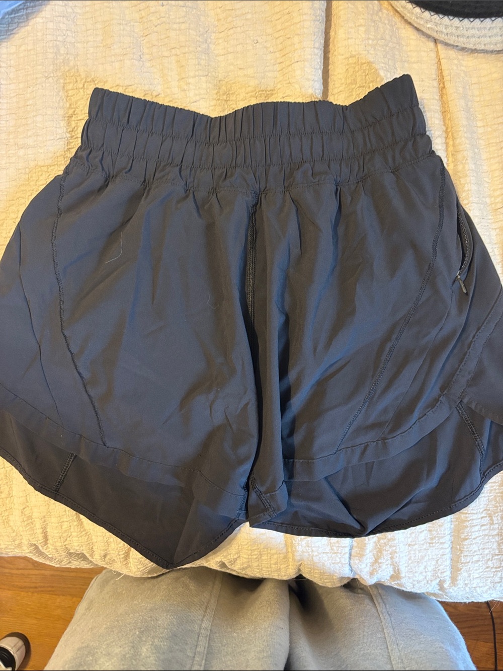 lululemon athletica Black Women's Athletic Shorts with Elastic Waist